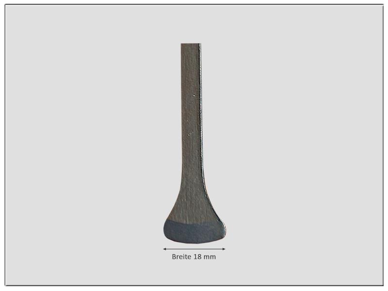 Whale-Teilhebel slim, 18 mm breit, 850 mm lang