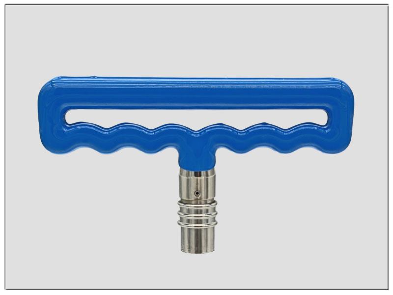 medium Blue Quick Release Adjustable T-Handle 