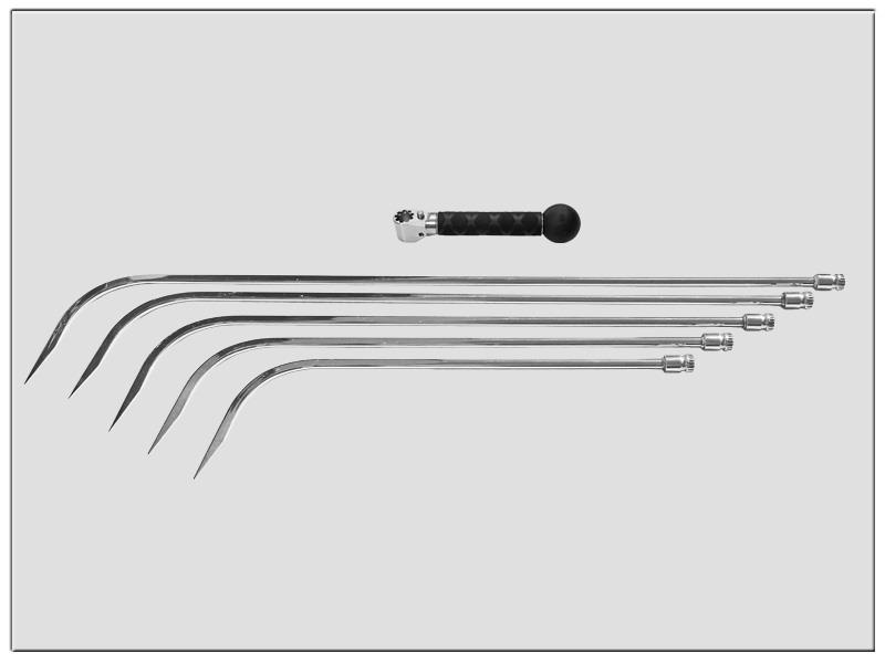 Anson Tequila Tools Door Lord sharph Kompakt  Hub Set 3/8" ( Ø 9 mm) mit neuem Compakt  Griff