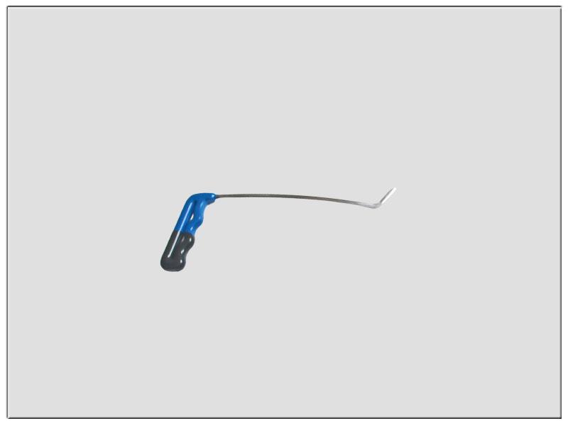TK-Tools Sharp brace Tool Ø 5 mm, 250 mm lang, gewölbt links