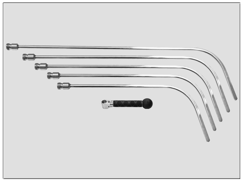 Anson Tequila Tools Door Lord Blade Compact Hub Set 3/8"  (Ø 9 mm) mit neuem Compakt Griff