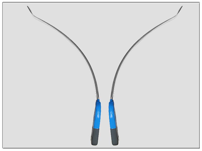 TK-Tools Sharp brace Tools Set Ø 8 mm, 580 mm lang, gedreht links-rechts