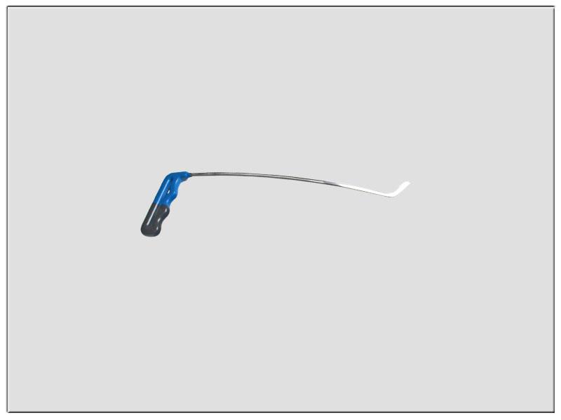TK-Tools Sharp brace Tool Ø 6mm, 350 mm lang, gewölbt rechts