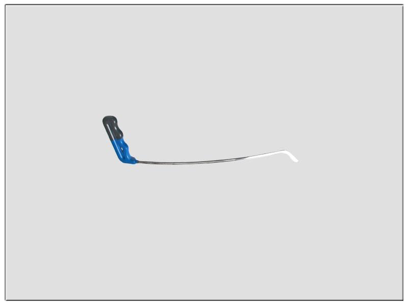 TK-Tools Sharp brace Tool Ø 6mm, 350 mm lang, gewölbt rechts