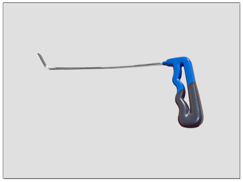 TK-Tools Sharp brace Tool Ø 5 mm, 250 mm lang, gewölbt links