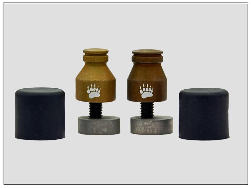 Papabär Kaltklebeadapter im Set Ø10 mm, Ø12mm