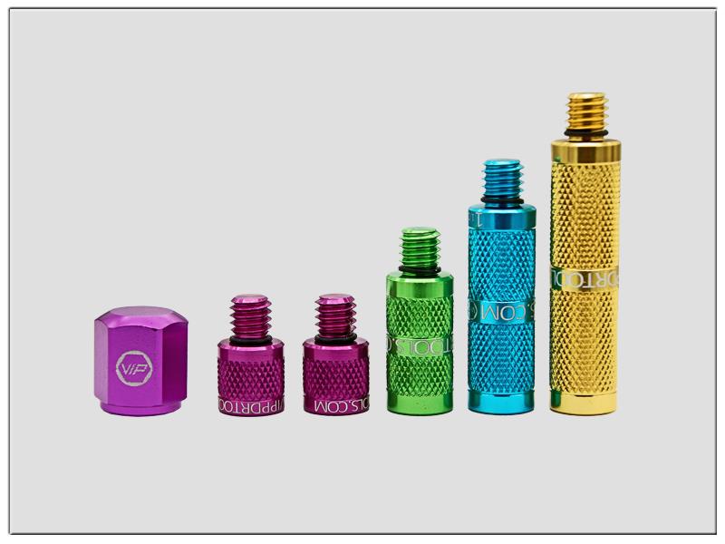 VIP Extensions (Werkzeugverlängerungsset) 5.teilig 2x 0,5", 1",1,5",2" und abschraubbarer Kopf